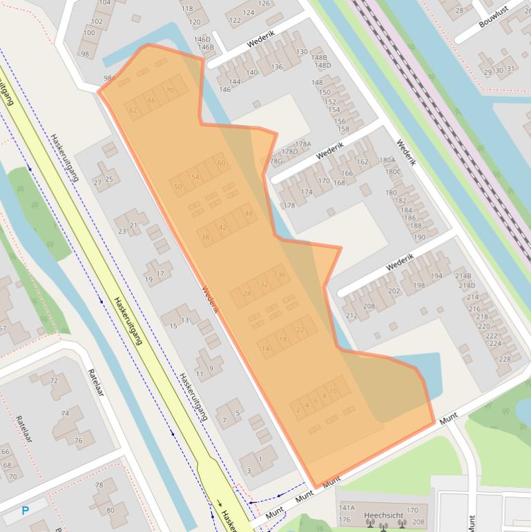 Kaart van postcodegebied 8446AB.