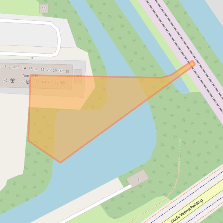 Kaart van postcodegebied 8446AJ.