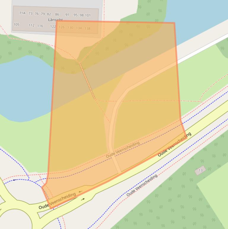 Kaart van postcodegebied 8446AN.