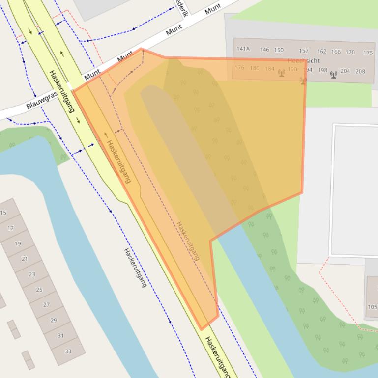 Kaart van postcodegebied 8446AS.