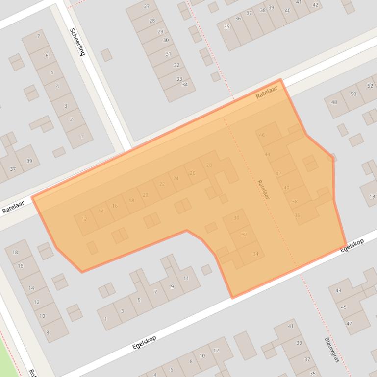 Kaart van postcodegebied 8446AZ.