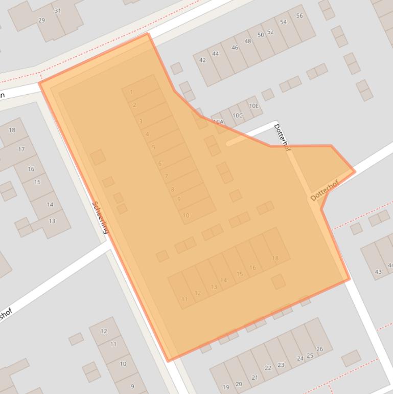 Kaart van postcodegebied 8446BJ.