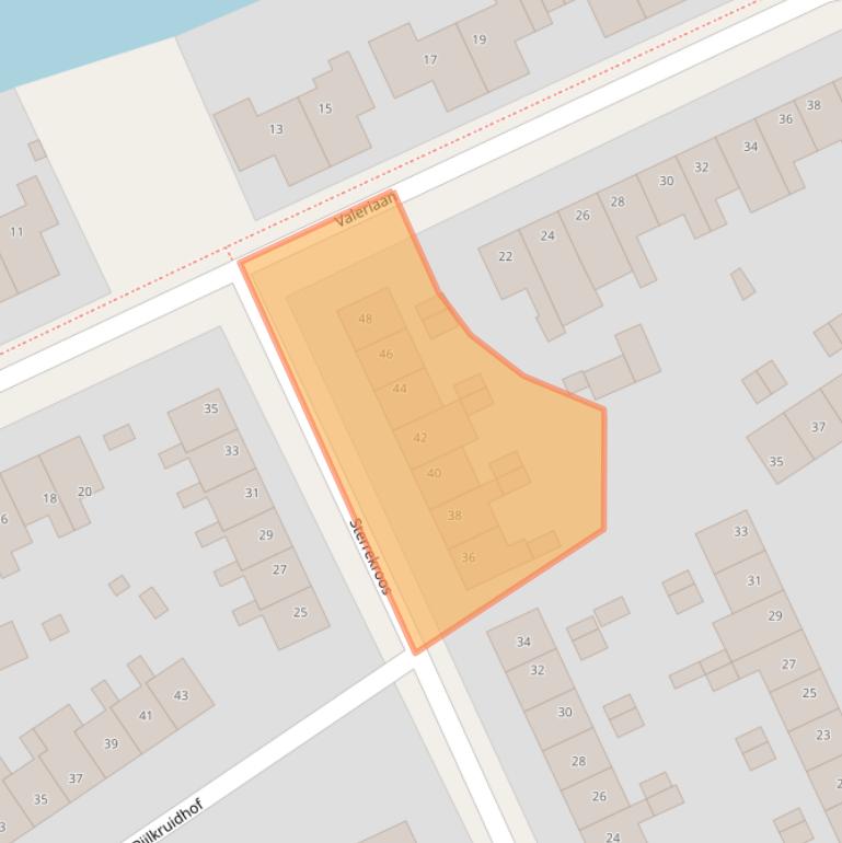 Kaart van postcodegebied 8446BT.