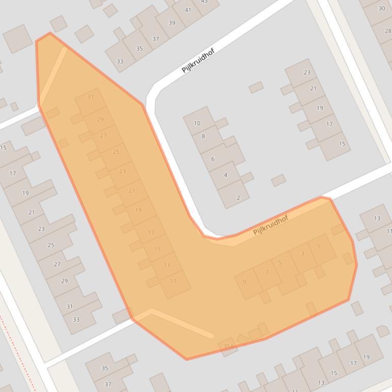 Kaart van postcodegebied 8446BV.