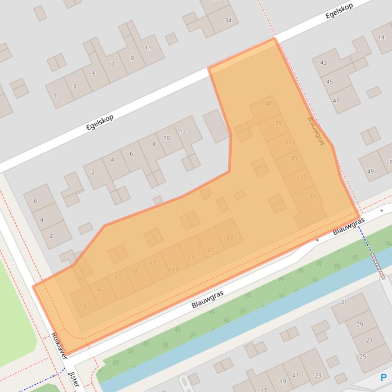 Kaart van postcodegebied 8446CB.