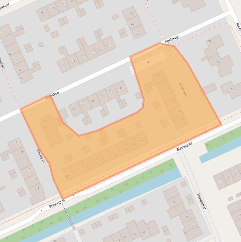 Kaart van postcodegebied 8446CC.