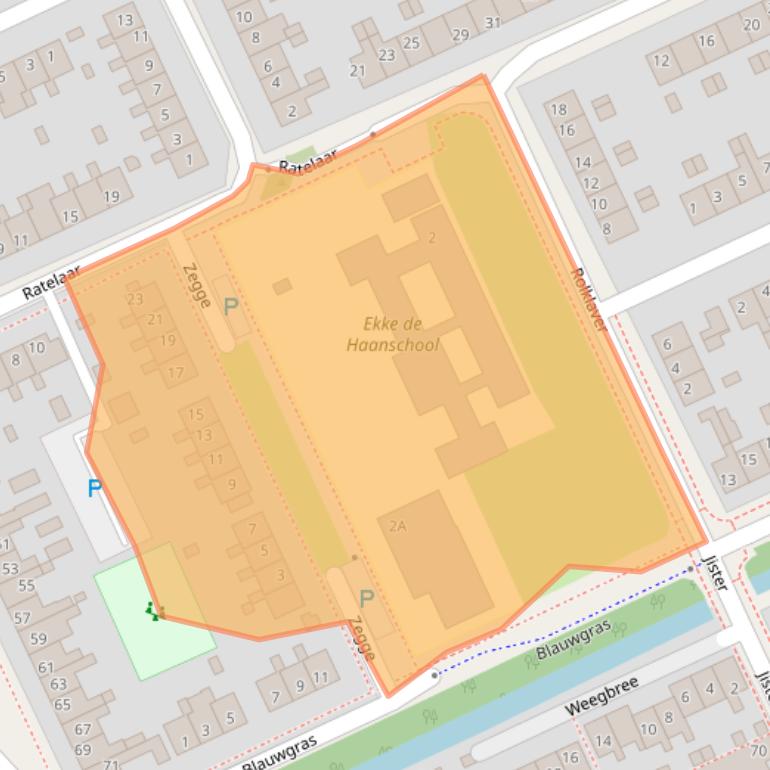 Kaart van postcodegebied 8446CL.