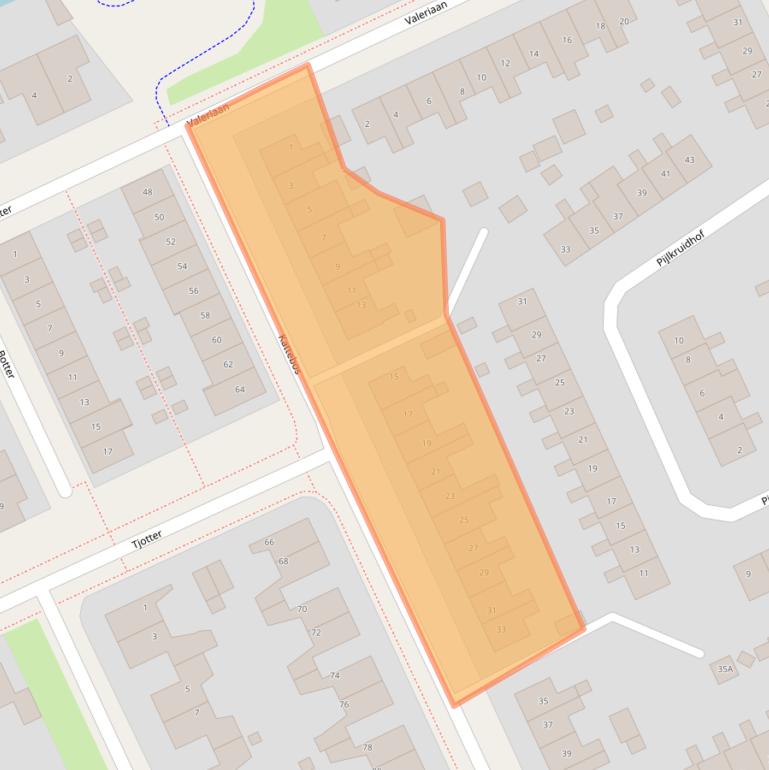 Kaart van postcodegebied 8446CM.