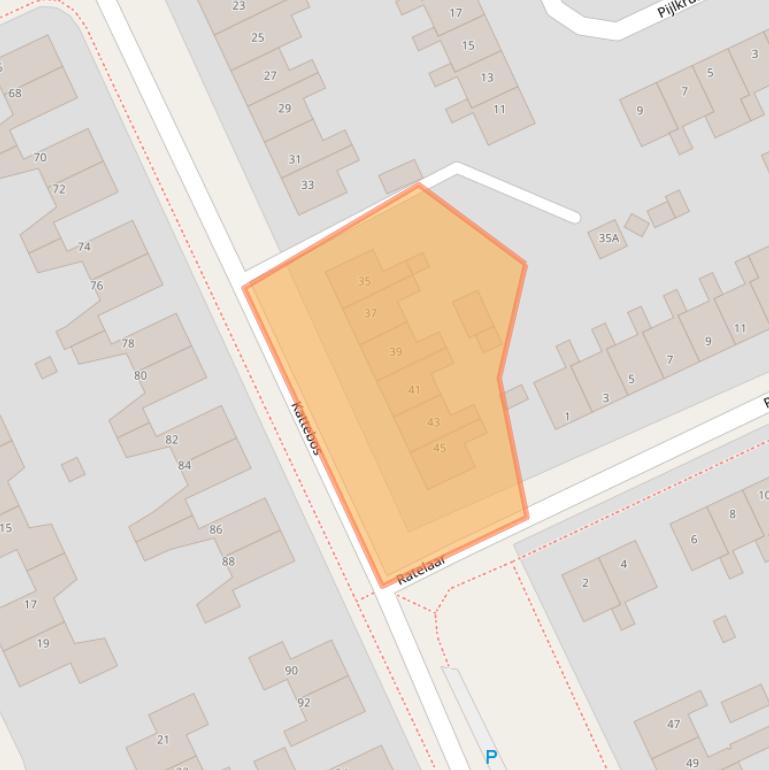 Kaart van postcodegebied 8446CN.