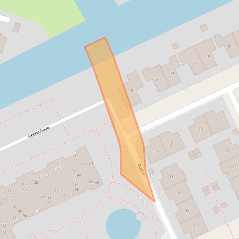 Kaart van postcodegebied 8446DE.