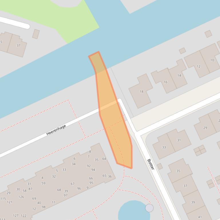 Kaart van postcodegebied 8446DG.