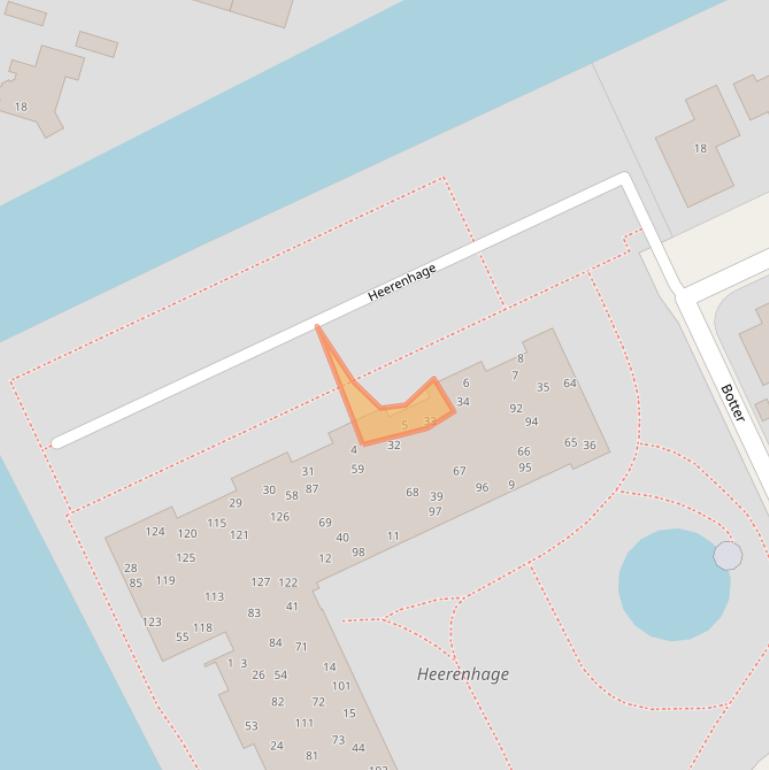 Kaart van postcodegebied 8446DJ.