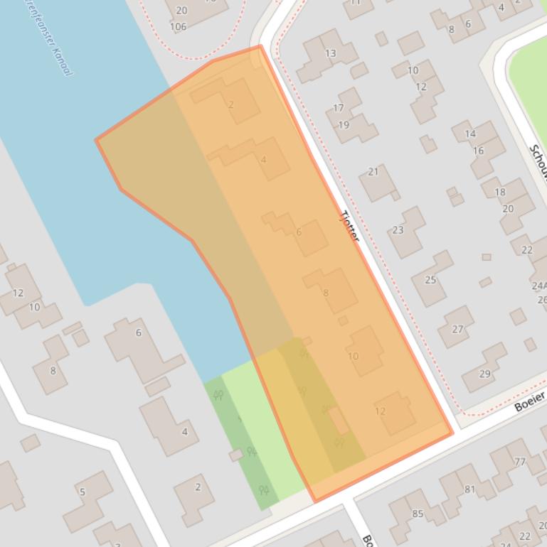 Kaart van postcodegebied 8446DW.