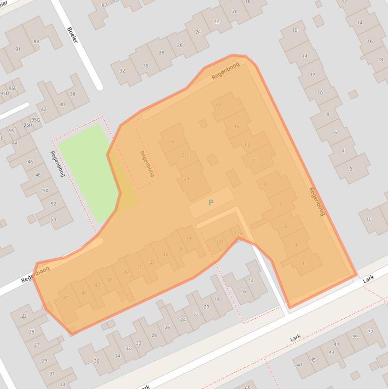 Kaart van postcodegebied 8446EM.