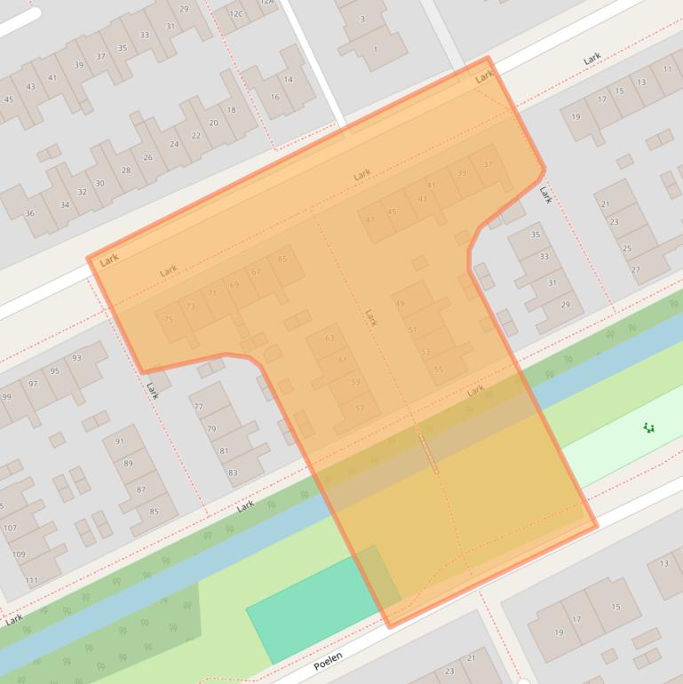 Kaart van postcodegebied 8446ER.