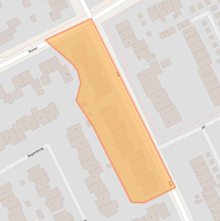 Kaart van postcodegebied 8446EV.