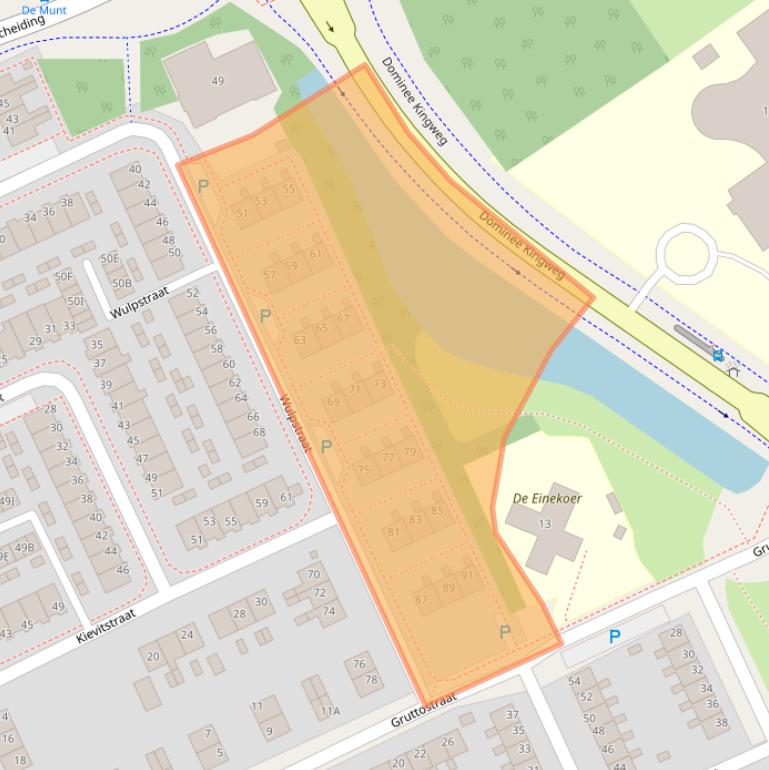 Kaart van postcodegebied 8446GH.