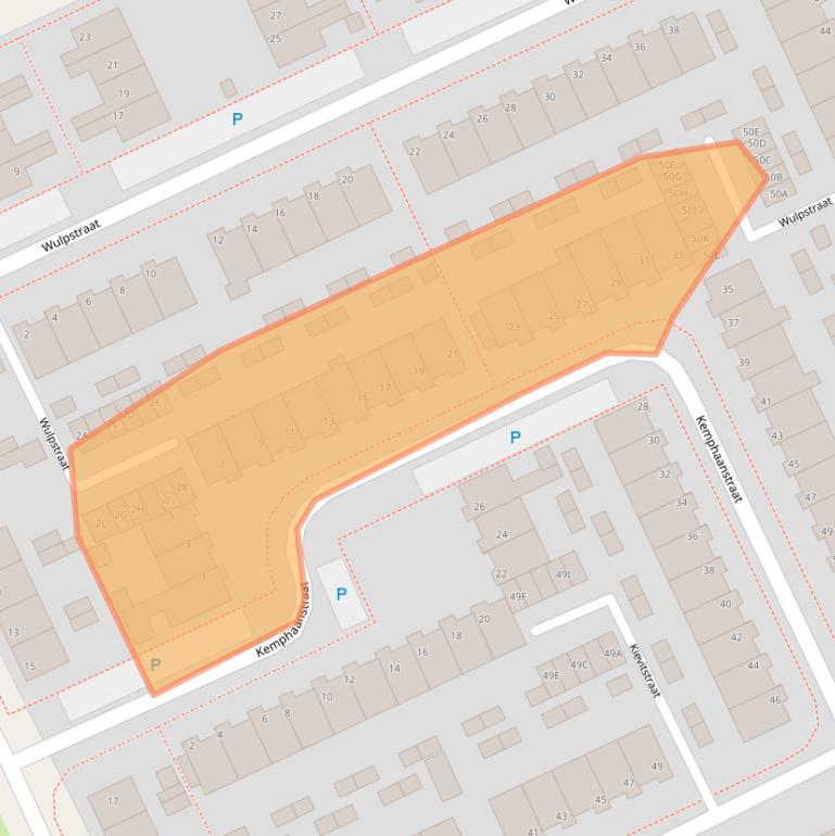 Kaart van postcodegebied 8446GS.
