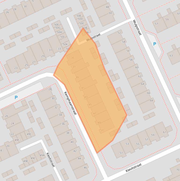 Kaart van postcodegebied 8446GT.