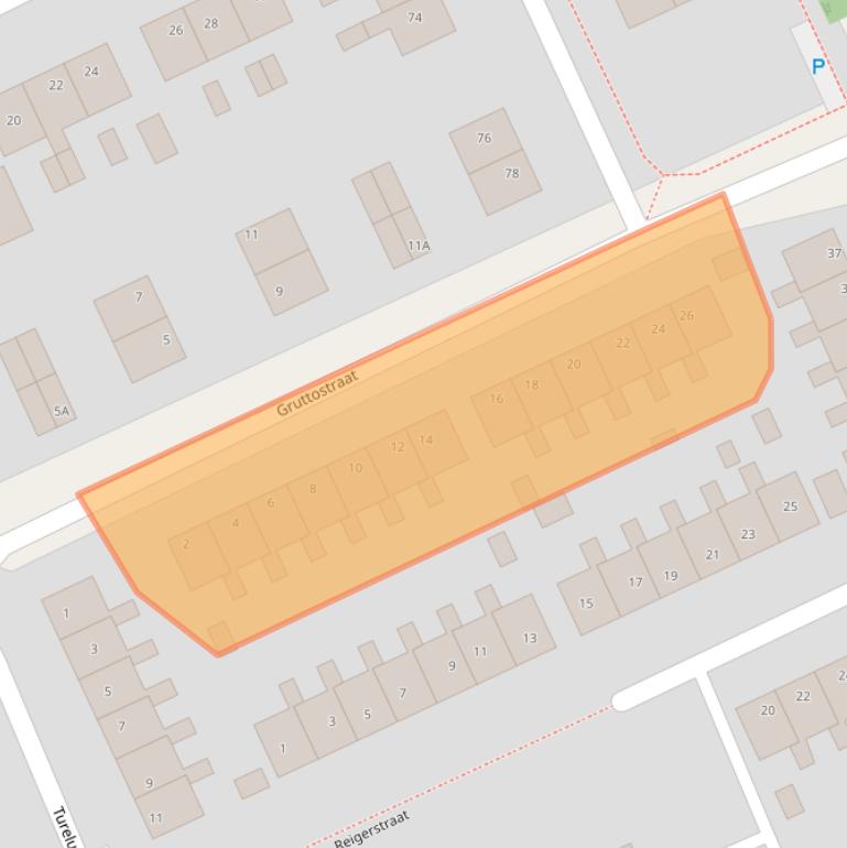 Kaart van postcodegebied 8446HE.