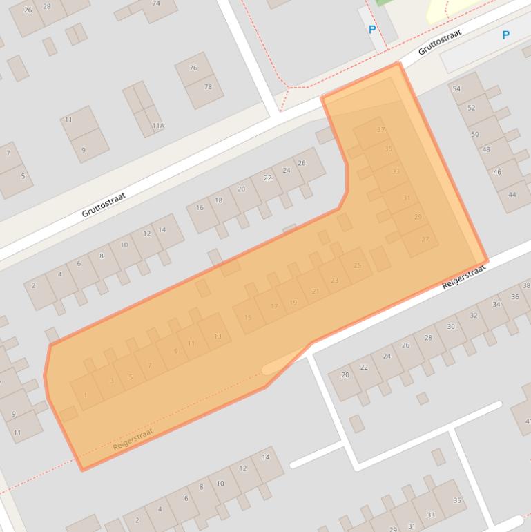 Kaart van postcodegebied 8446HP.