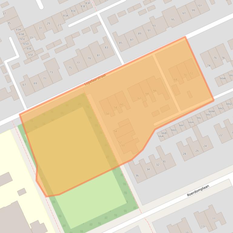 Kaart van postcodegebied 8446JM.