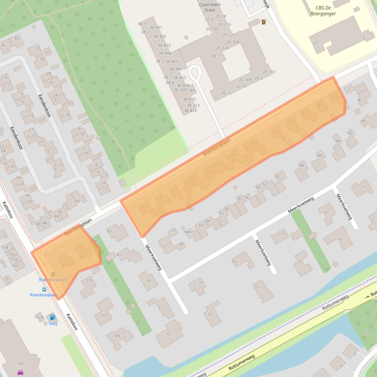 Kaart van postcodegebied 8446JR.