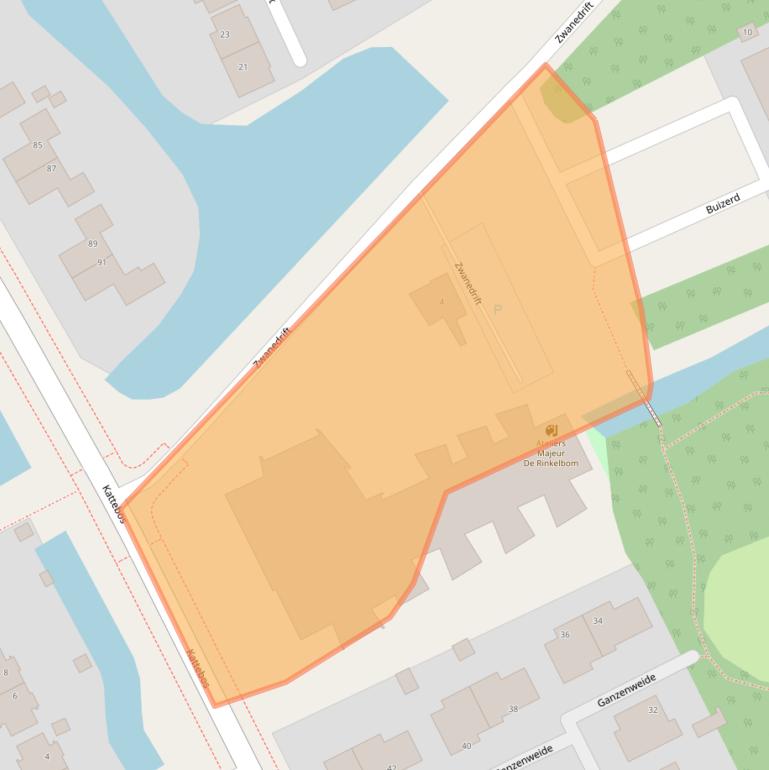 Kaart van postcodegebied 8446KS.