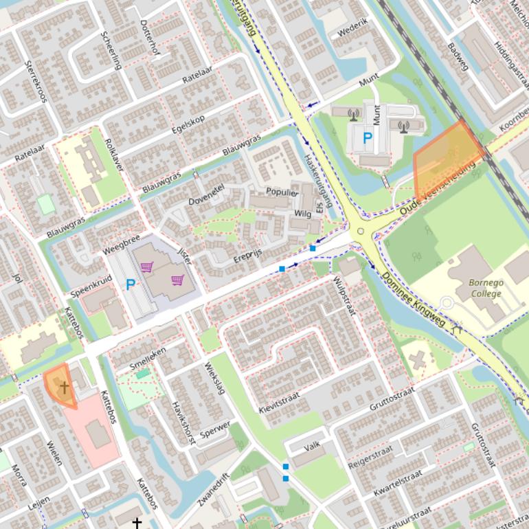 Kaart van postcodegebied 8446LC.