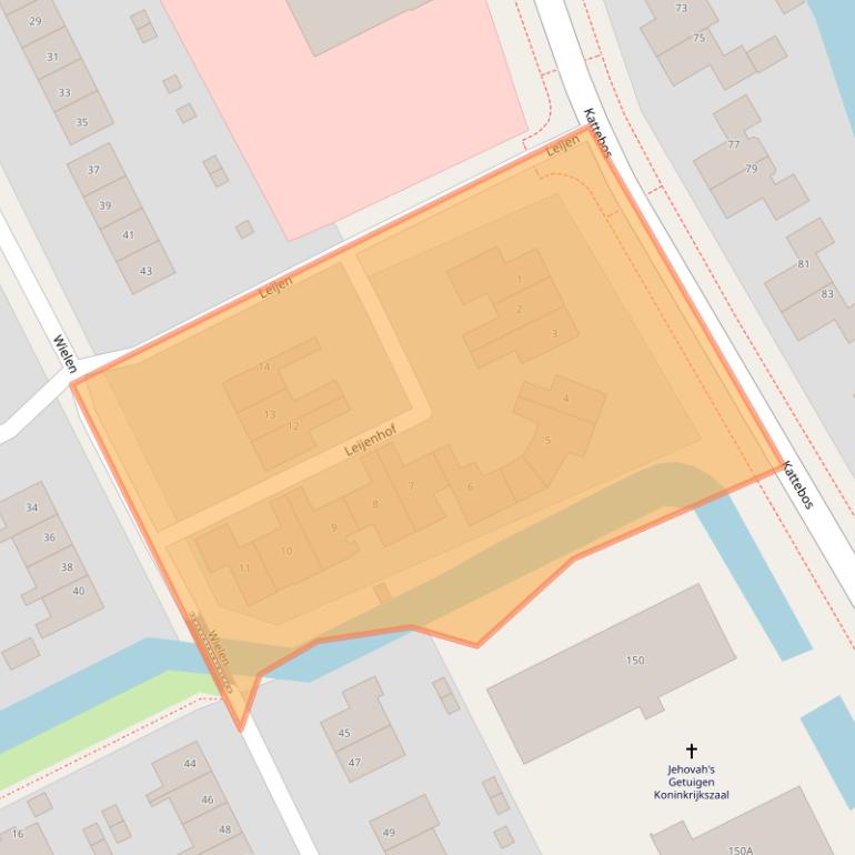 Kaart van postcodegebied 8446LD.