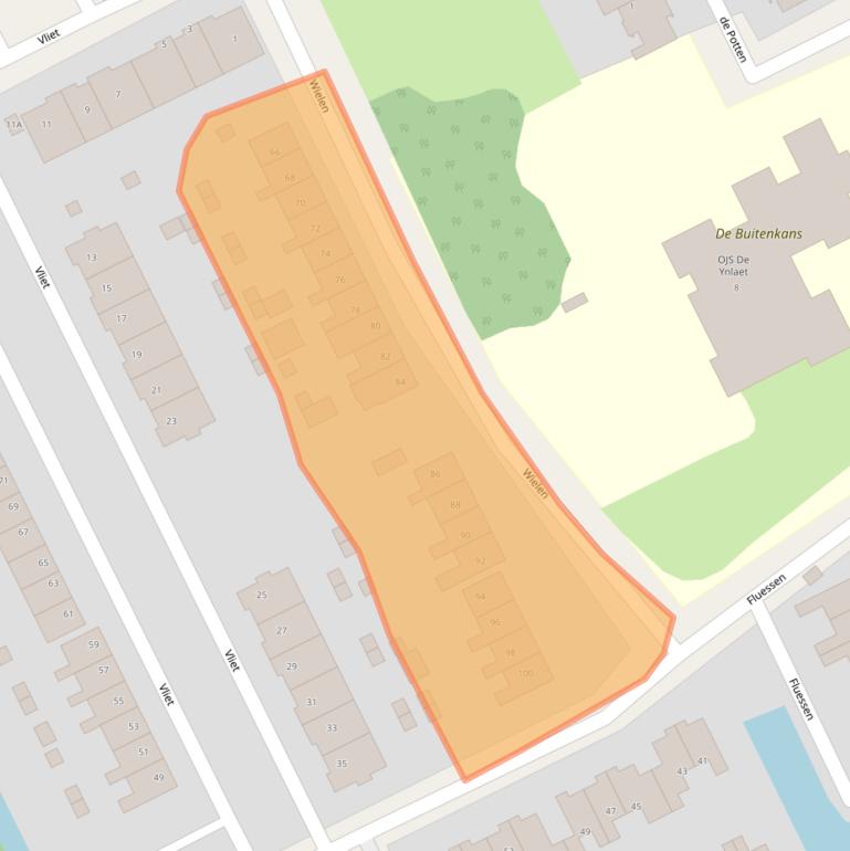 Kaart van postcodegebied 8446LH.