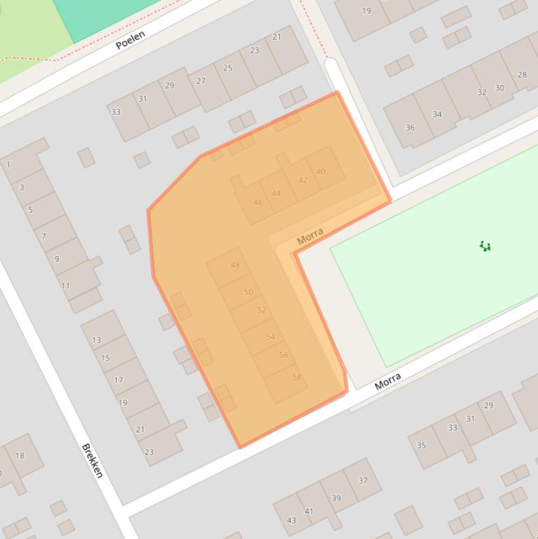 Kaart van postcodegebied 8446LP.