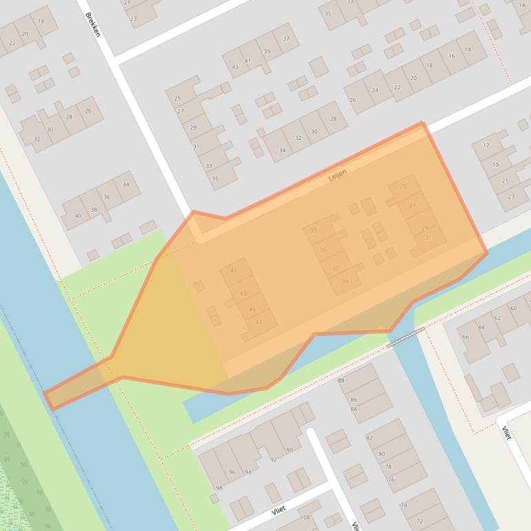 Kaart van postcodegebied 8446LS.