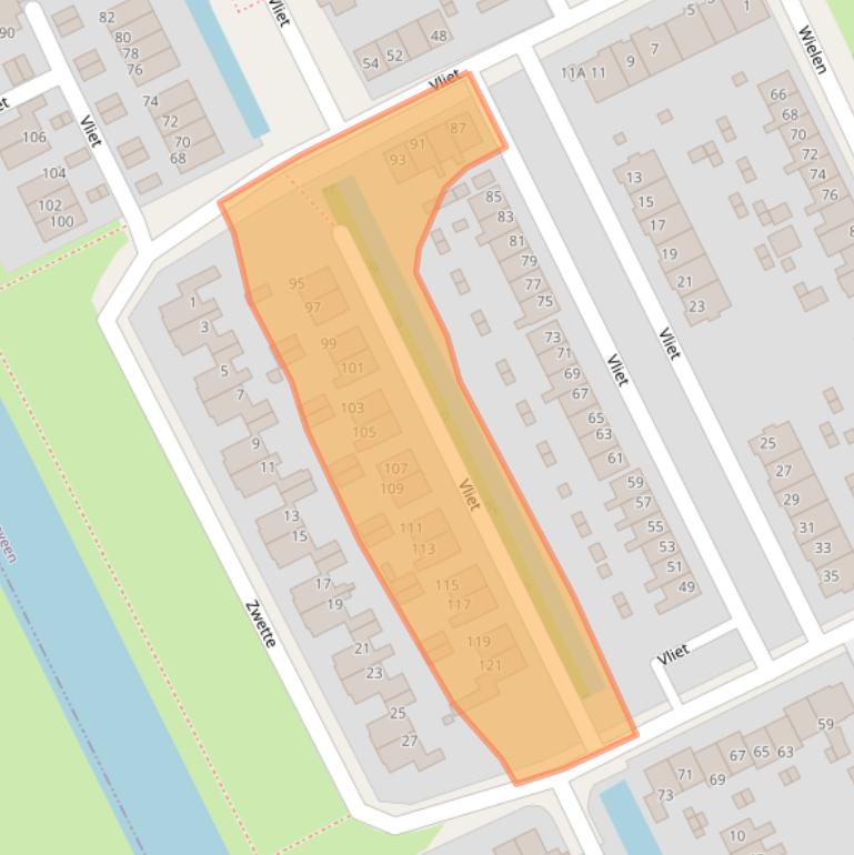 Kaart van postcodegebied 8446LX.