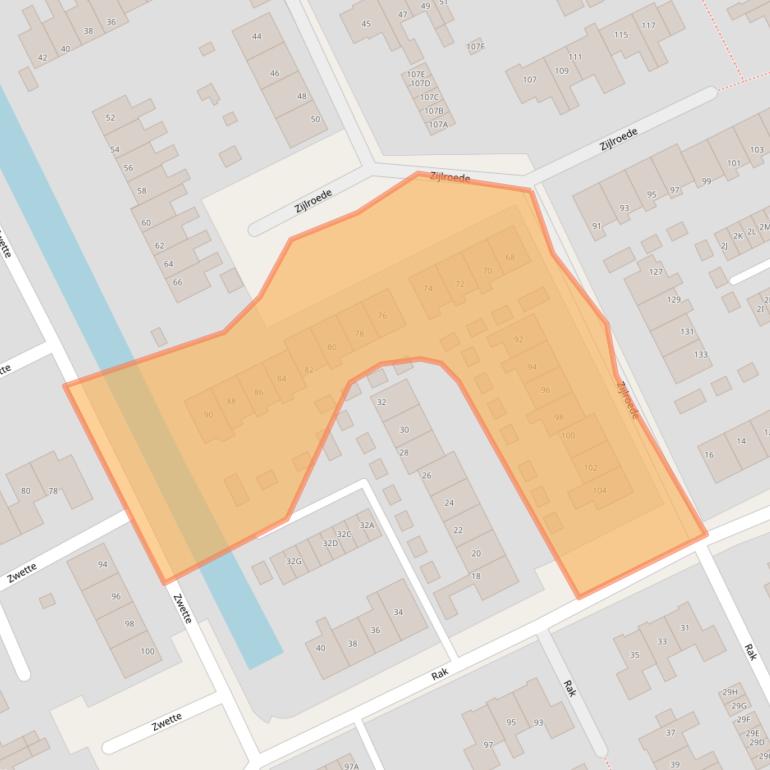 Kaart van postcodegebied 8446MX.
