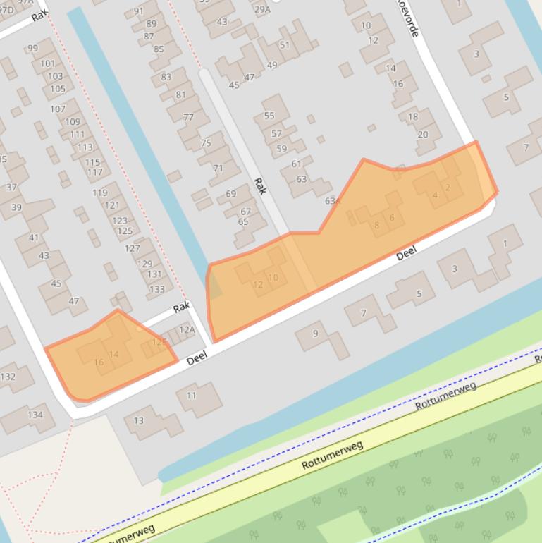Kaart van postcodegebied 8446NJ.