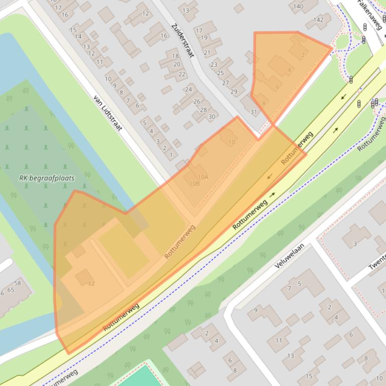 Kaart van postcodegebied 8446NL.