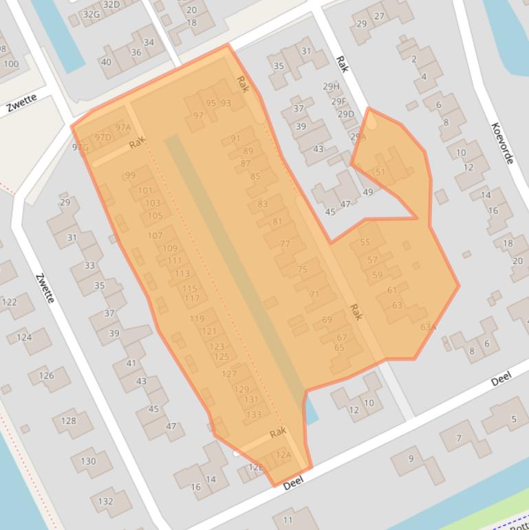 Kaart van postcodegebied 8446NM.