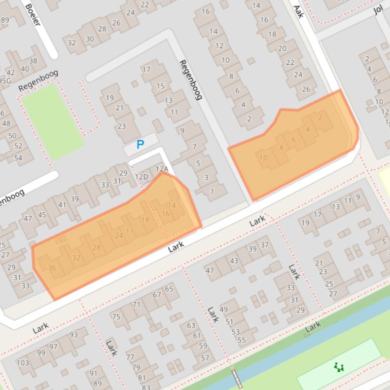 Kaart van postcodegebied 8446PL.