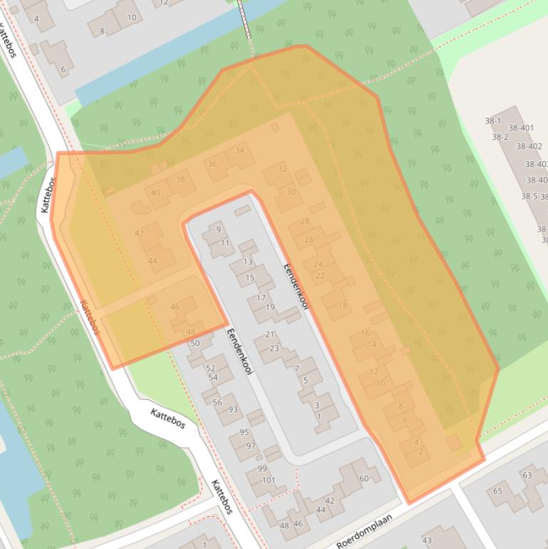 Kaart van postcodegebied 8446RD.