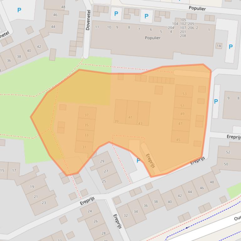 Kaart van postcodegebied 8446SL.