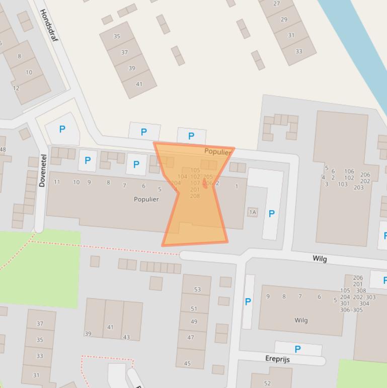 Kaart van postcodegebied 8446ST.