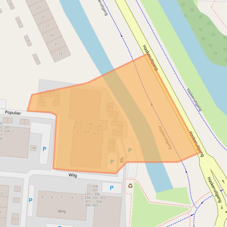 Kaart van postcodegebied 8446SV.