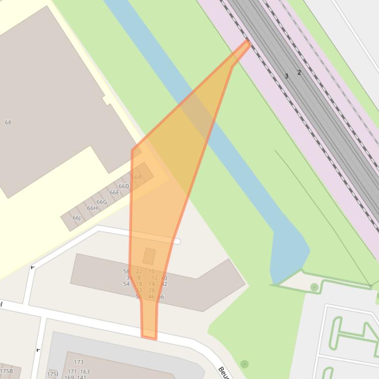 Kaart van postcodegebied 8447AG.