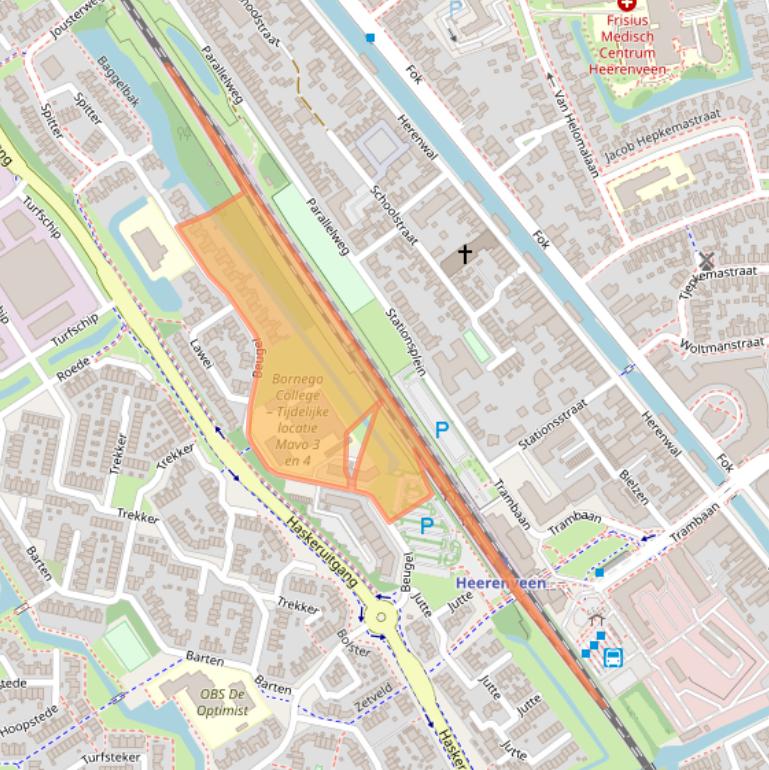 Kaart van postcodegebied 8447AH.