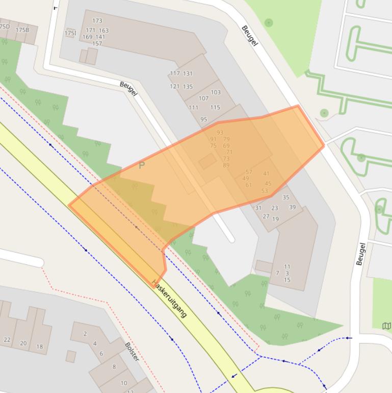 Kaart van postcodegebied 8447AM.