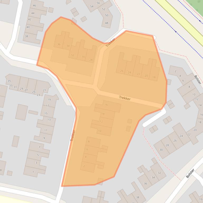 Kaart van postcodegebied 8447BW.