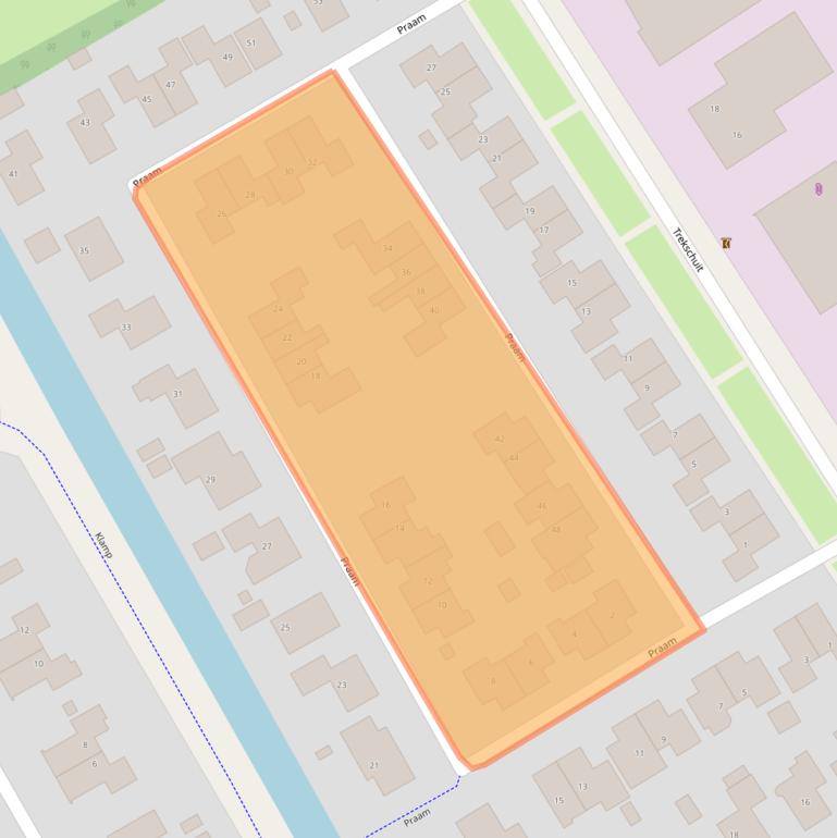 Kaart van postcodegebied 8447CH.