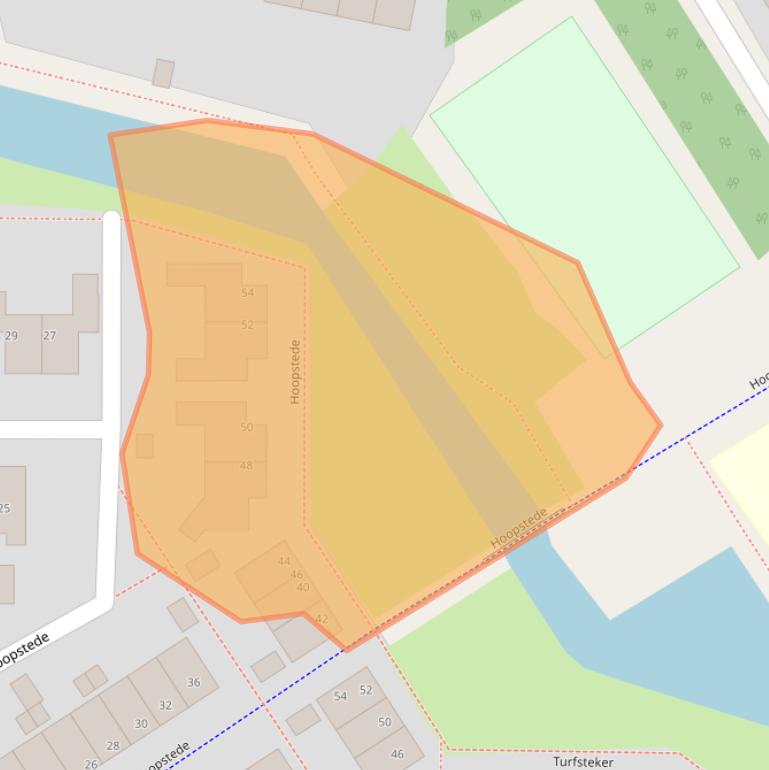 Kaart van postcodegebied 8447DK.