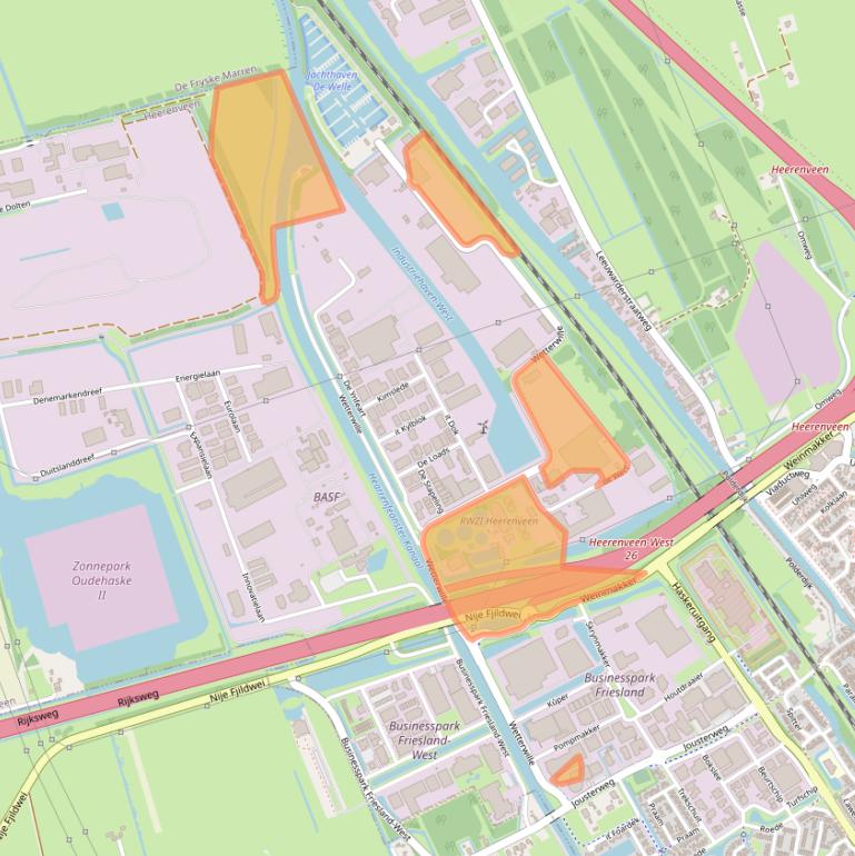 Kaart van postcodegebied 8447GC.